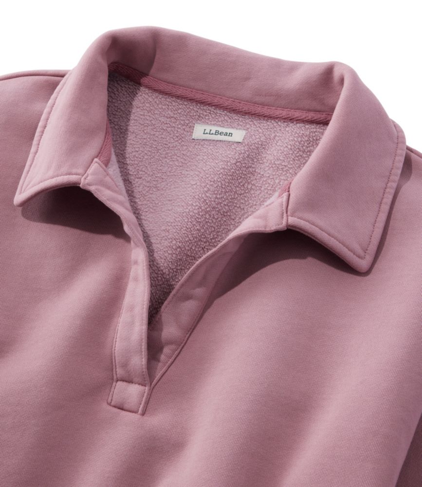 Women's Sunwashed Sweats, Splitneck Polo