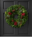 Woodland Canella Berry Wreath 24", One Color, small image number 0