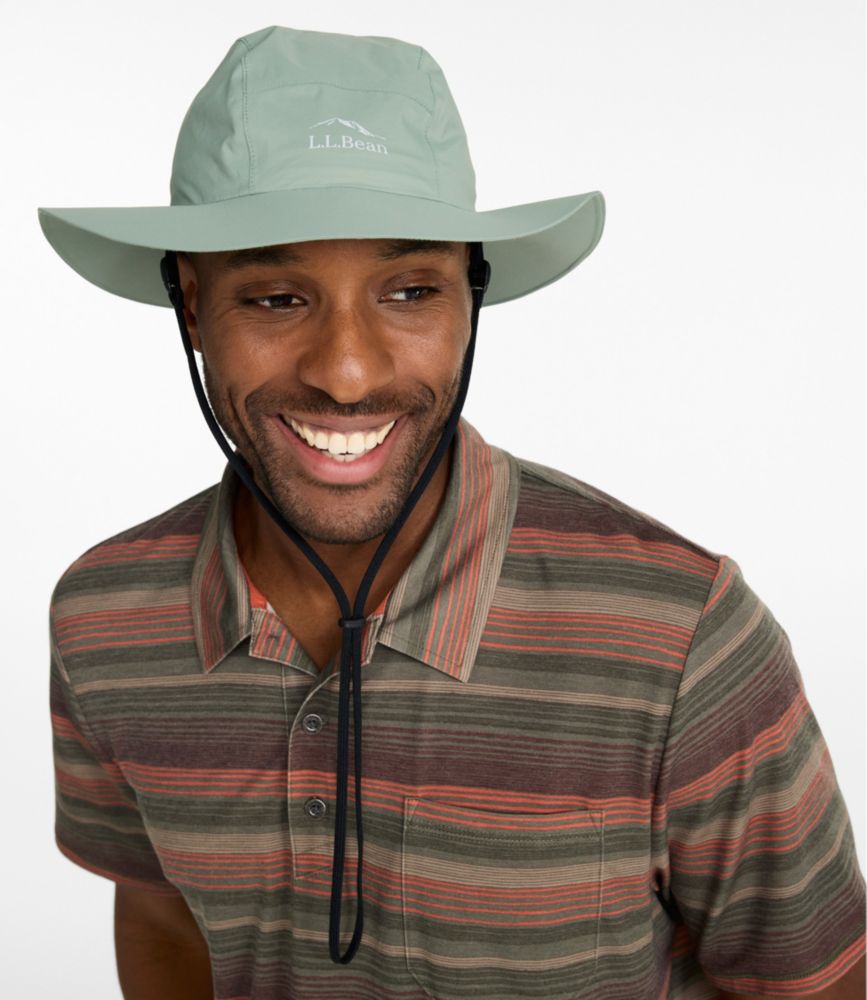 Adults' Wharf Street Rain Hat, Bright Mango, small image number 6