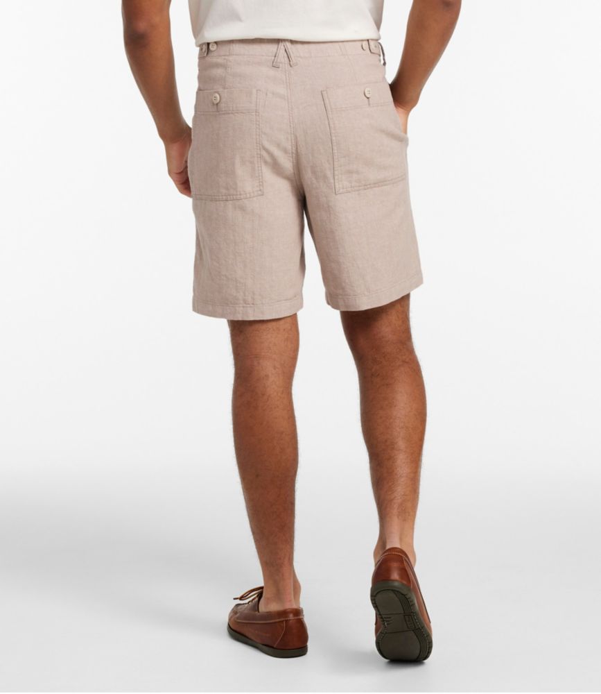 Men's Signature Herringbone Shorts, 8", Faded Spruce, small image number 3