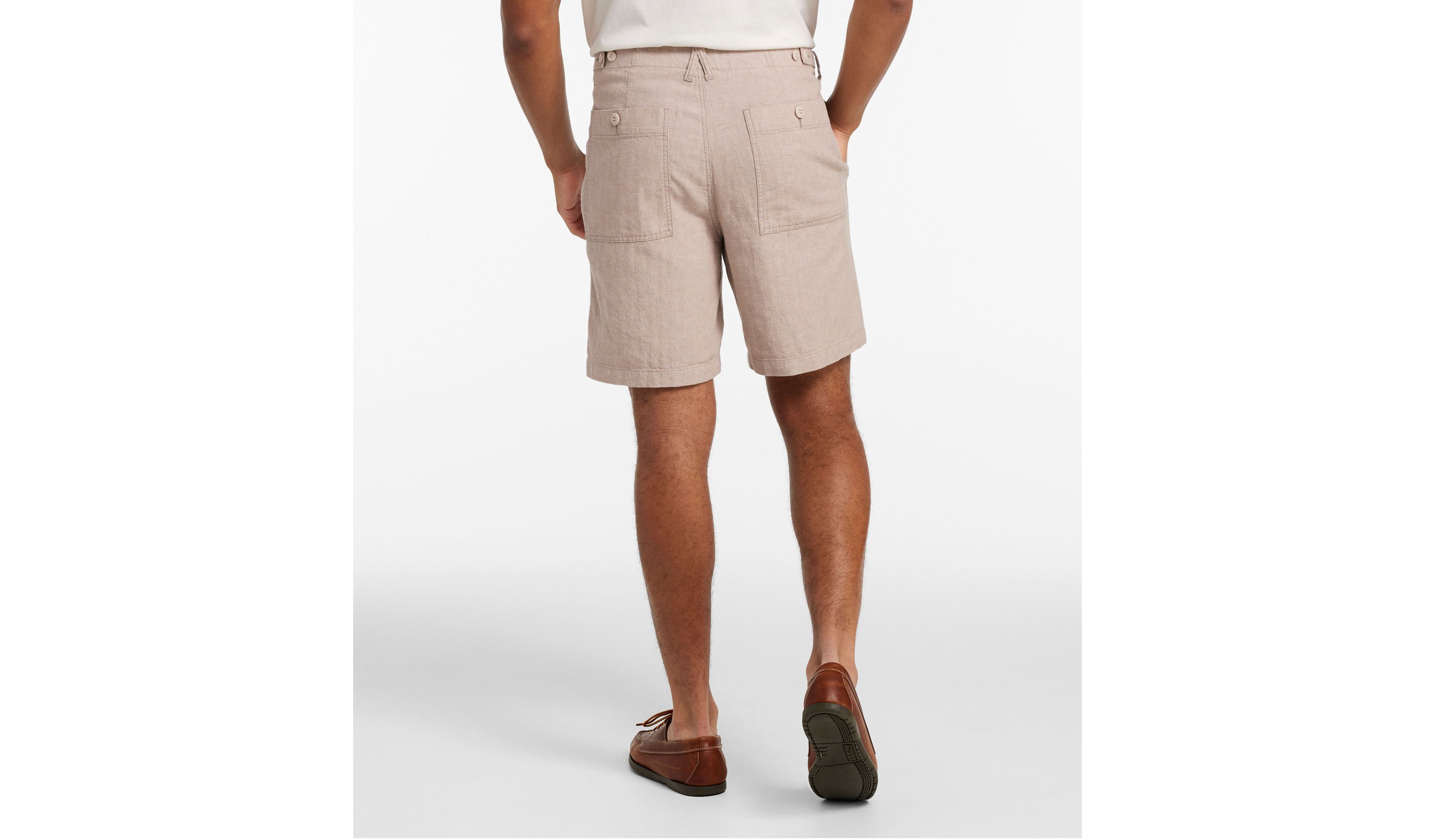 Men's Signature Herringbone Shorts, 8"