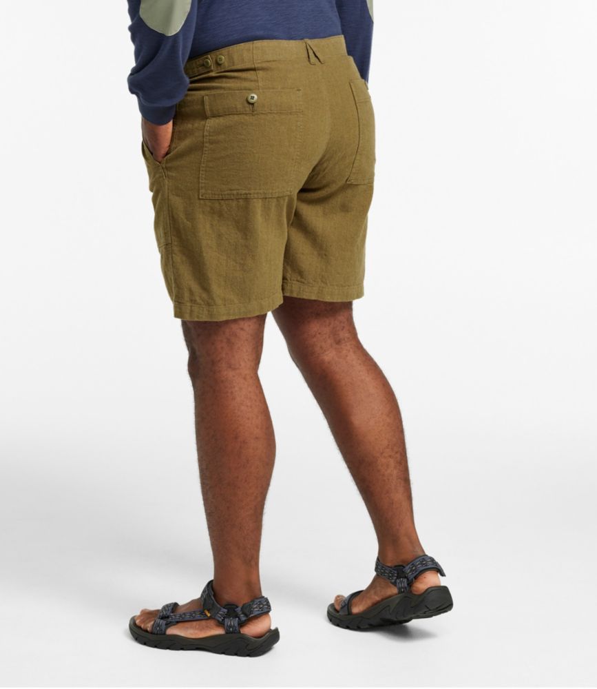 Men's Signature Herringbone Shorts, 8", Faded Spruce, small image number 5