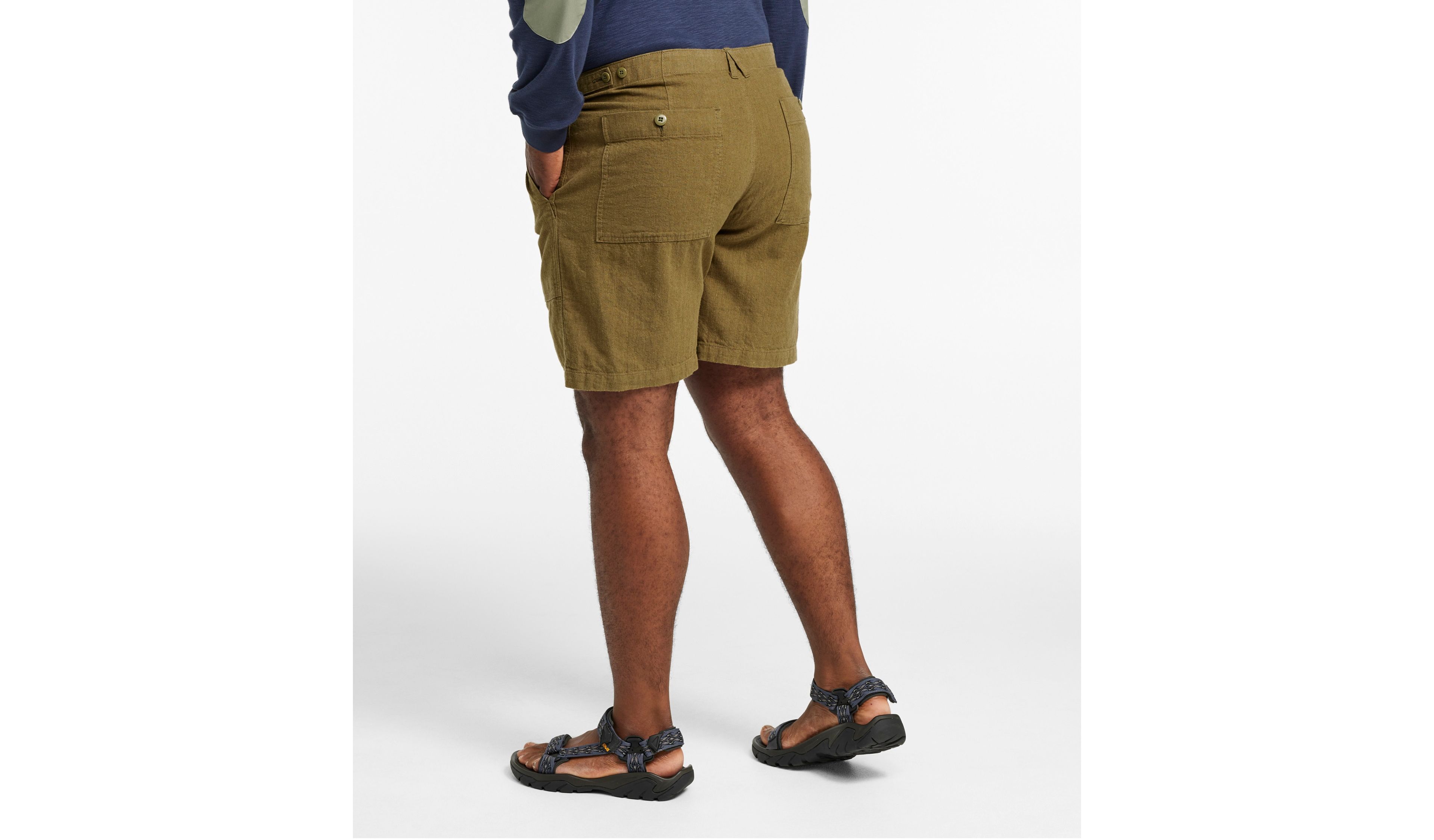 Men's Signature Herringbone Shorts, 8"