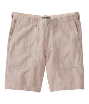 Men's Signature Herringbone Shorts, 8", New