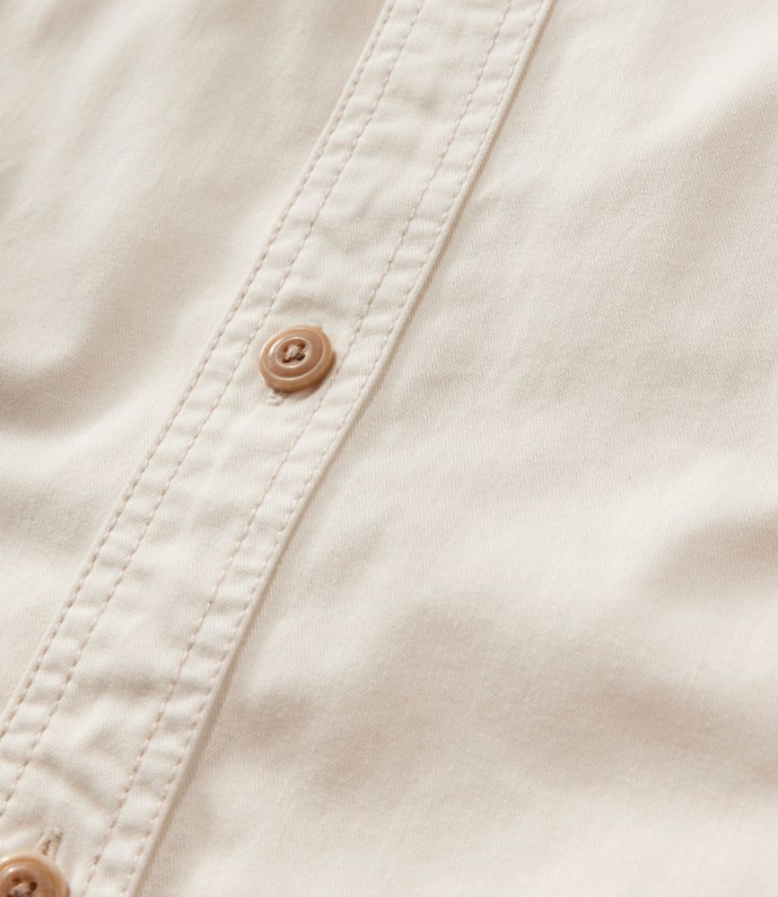 Men's Signature Washed Field Shirt, Slim Fit, Barley, small image number 7