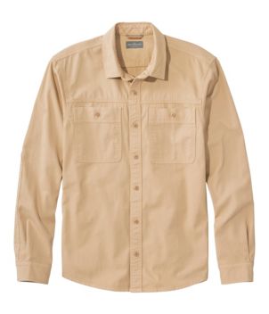 Men's Signature Washed Field Shirt, Slim Fit, New