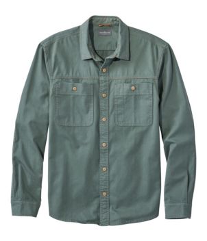 Men's Signature Washed Field Shirt, Slim Fit, New