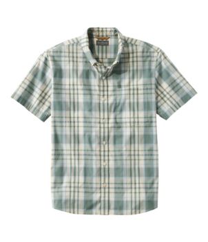 Men's Signature Stretch Poplin Shirt, Short-Sleeve, Slim Fit, New