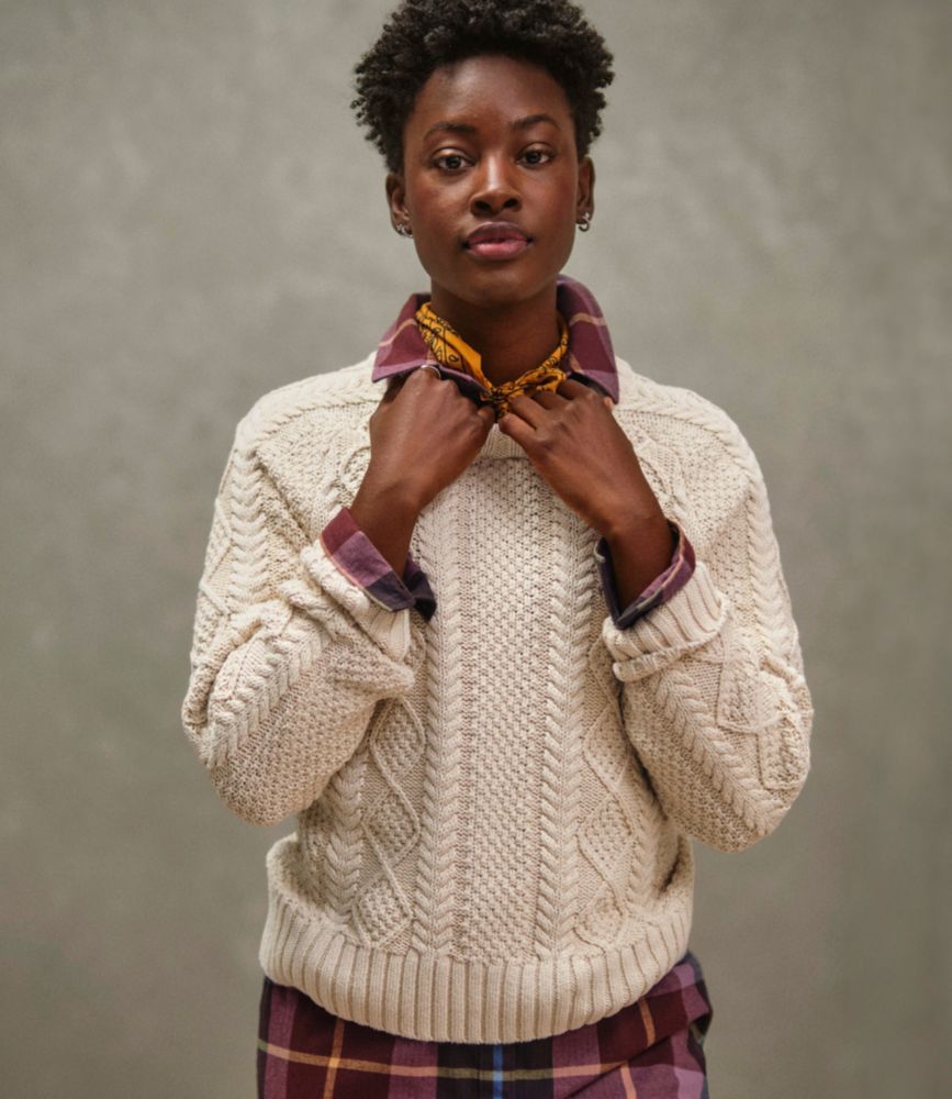 Women's Signature Cotton Fisherman Sweater