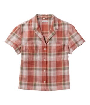 Women's Signature Hemp/Cotton Camp Shirt, Short-Sleeve