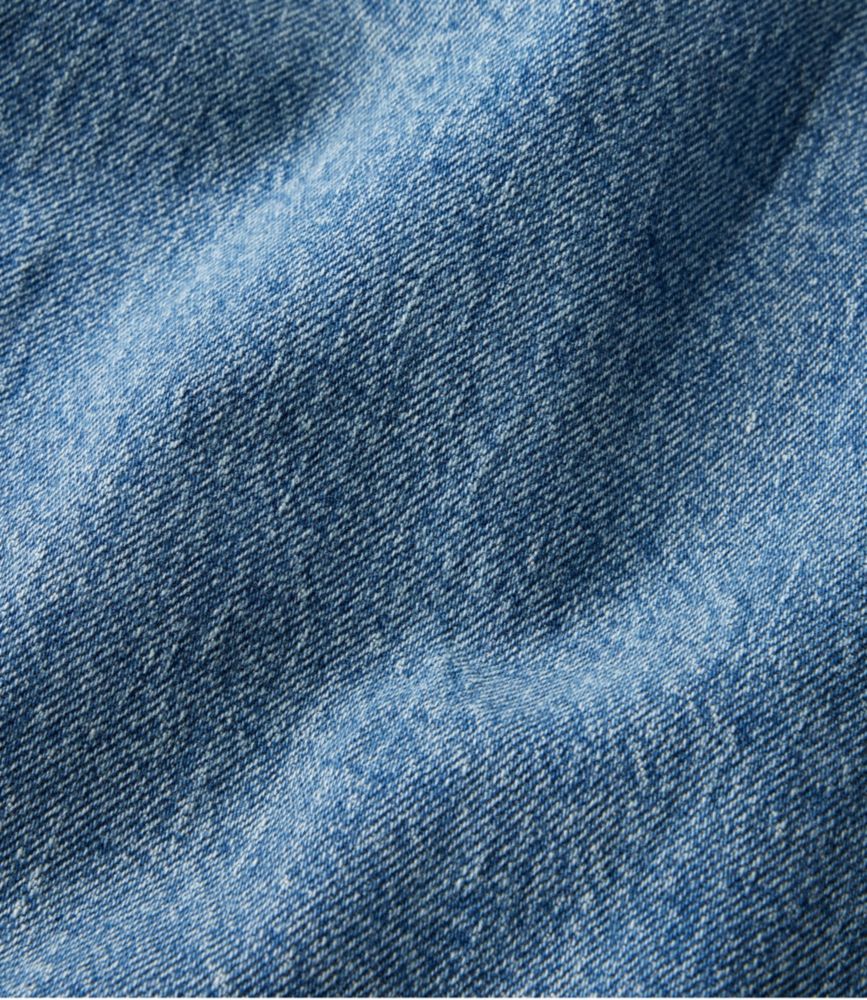 Women's Signature Heritage Denim Midi Skirt, Tumbled Indigo, small image number 6