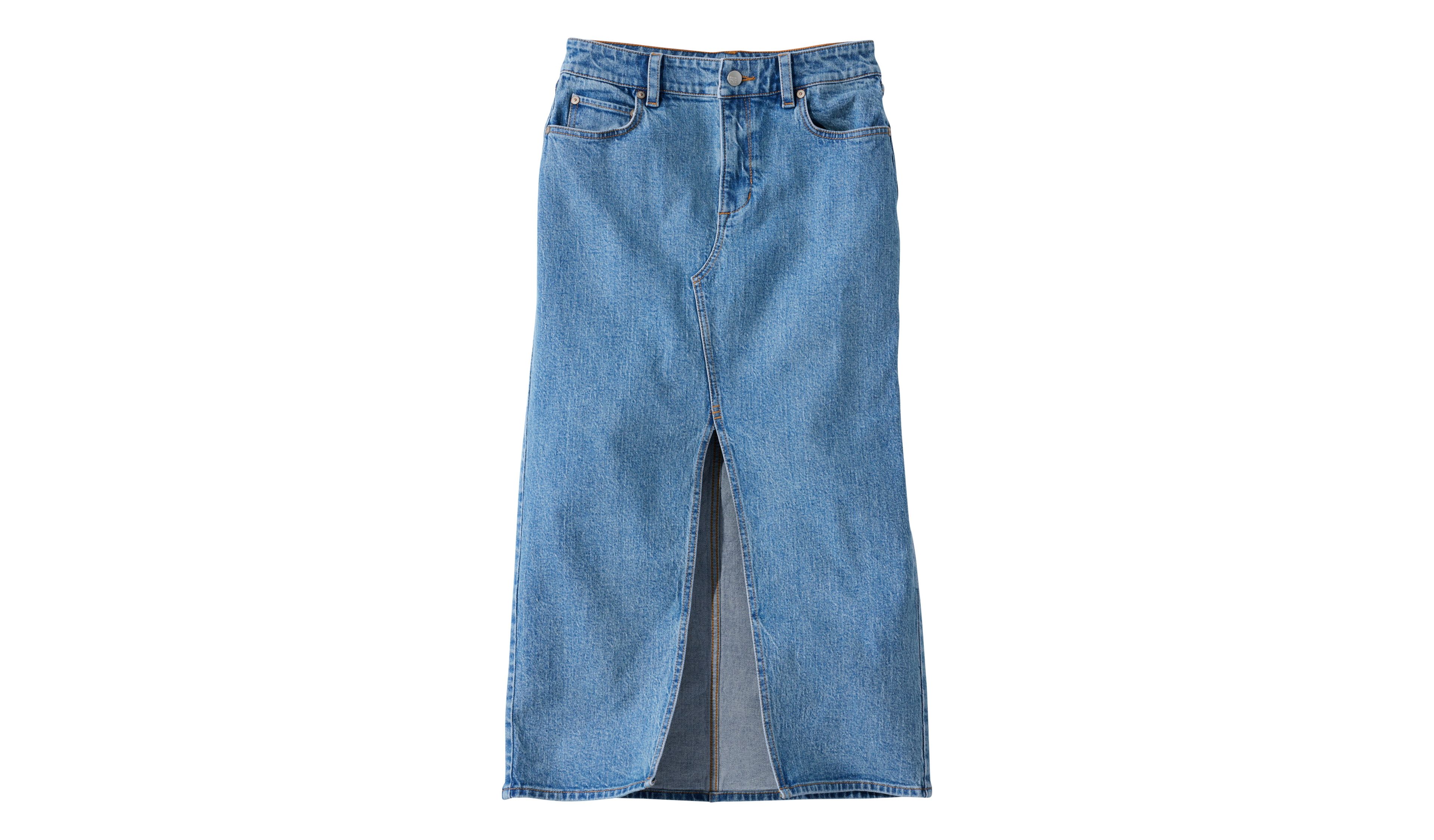 Women's Signature Heritage Denim Midi Skirt