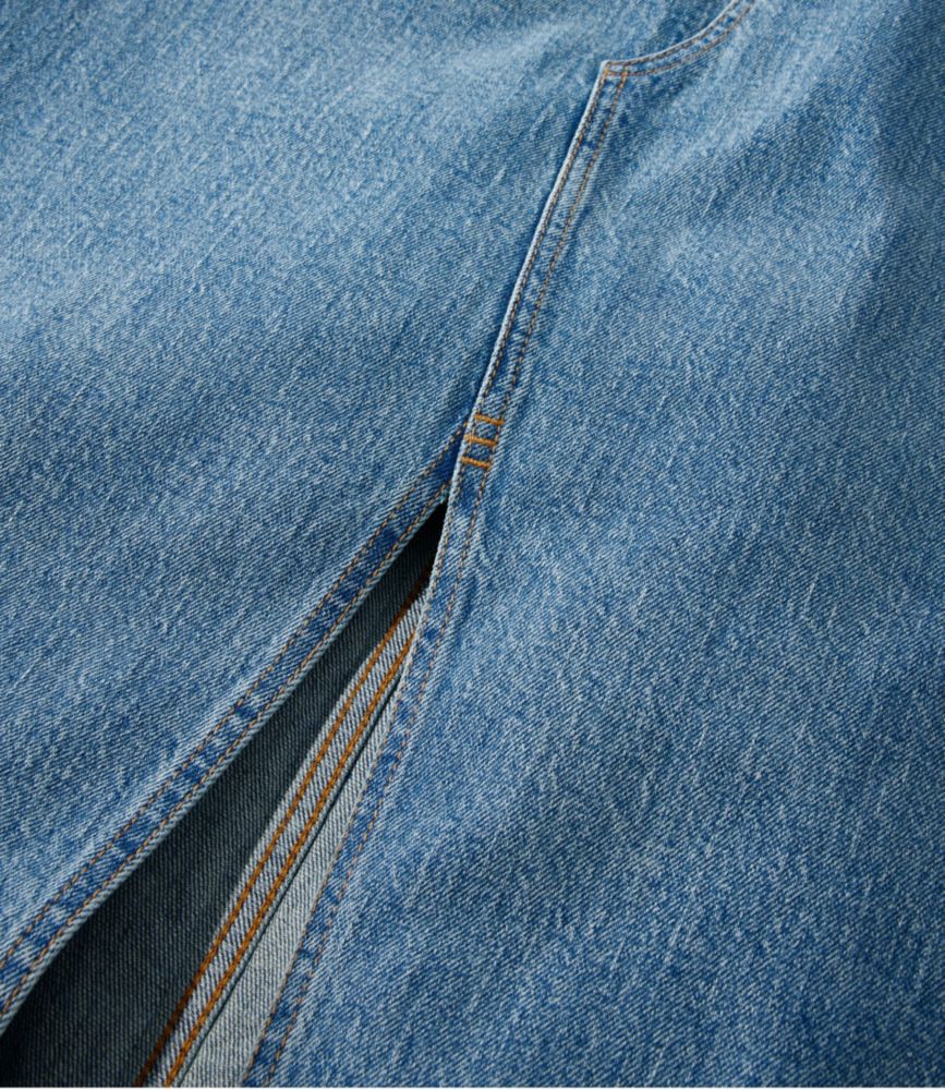 Women's Signature Heritage Denim Midi Skirt