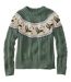 Color Option: Sea Green Duck Fair Isle, $129