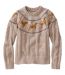 Color Option: River Rock Dog Fair Isle, $129