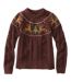 Color Option: Currant Deer Fair Isle, $129