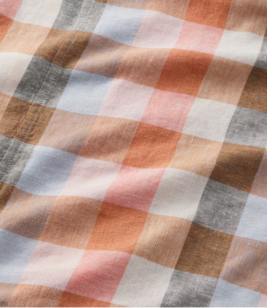 Women's Signature Linen-Blend Button-Front Shirt, Sleeveless