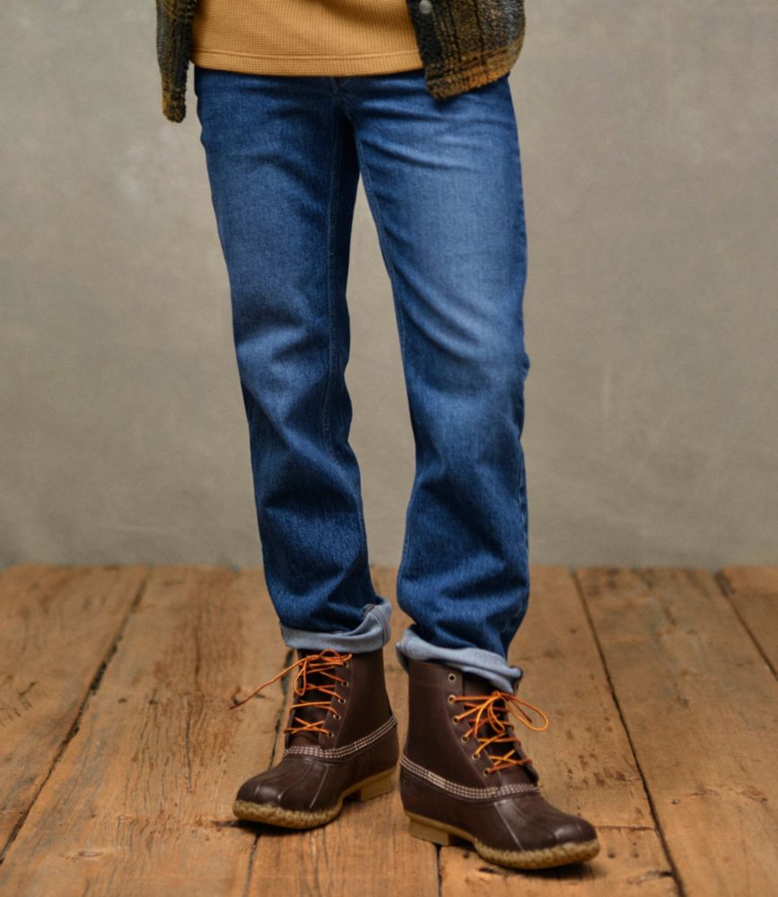 Men's Signature Heritage Denim, Slim Fit, Straight Leg, Dark Cinder, small image number 11