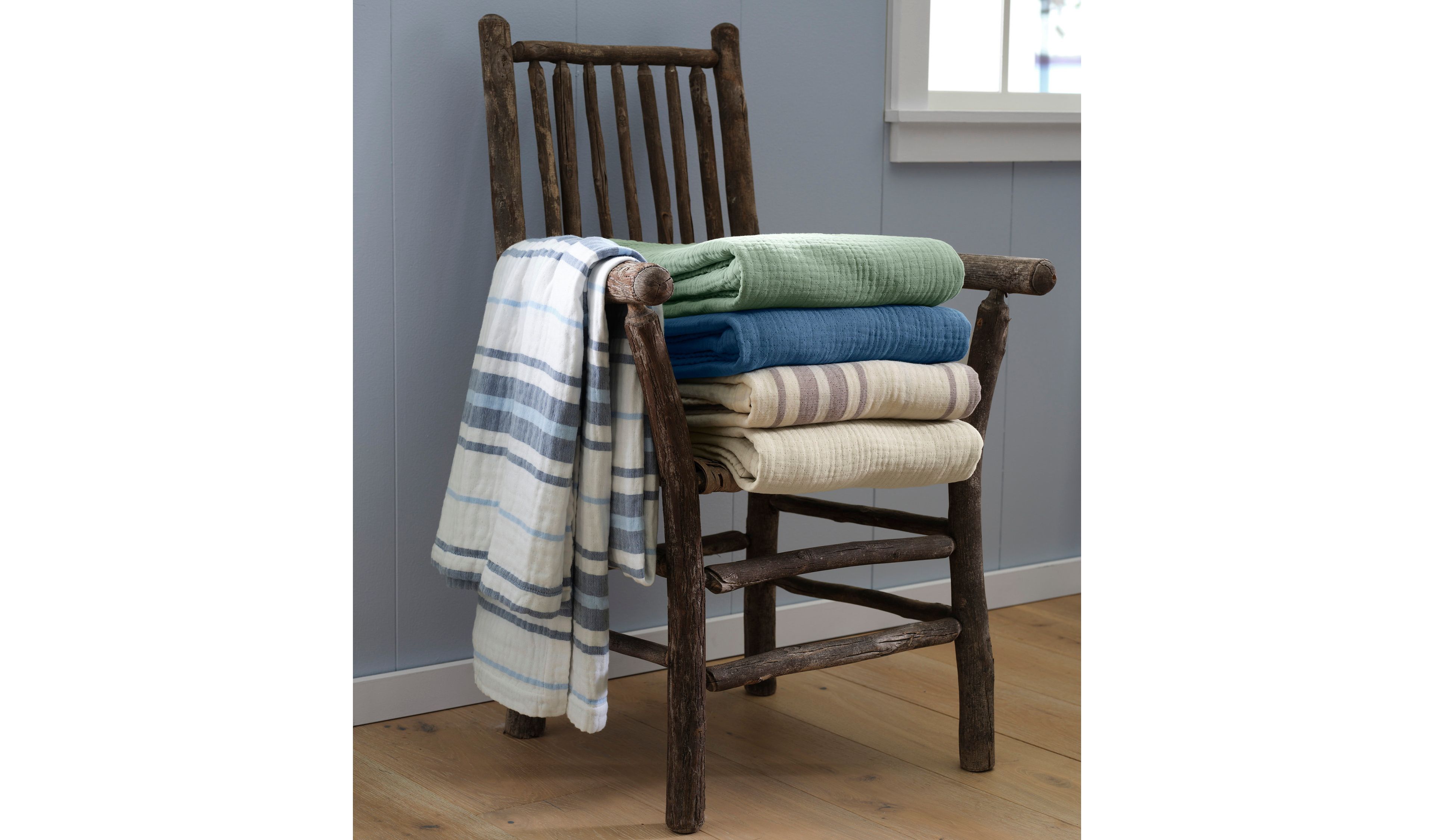 Lightweight Cotton Gauze Throw