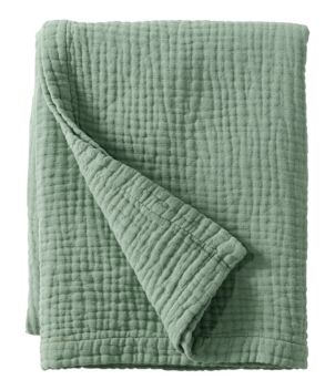 Lightweight Cotton Gauze Throw, New