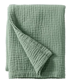 Lightweight Cotton Gauze Throw
