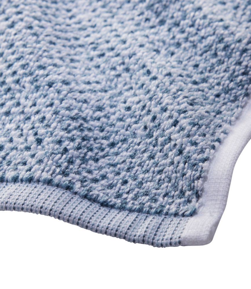 Organic Textured Cotton Towel Set, Marled, Feldspar, small image number 2