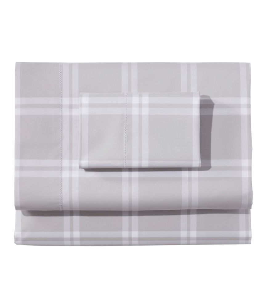 280-Thread-Count Pima Percale Sheet Collection, Windowpane