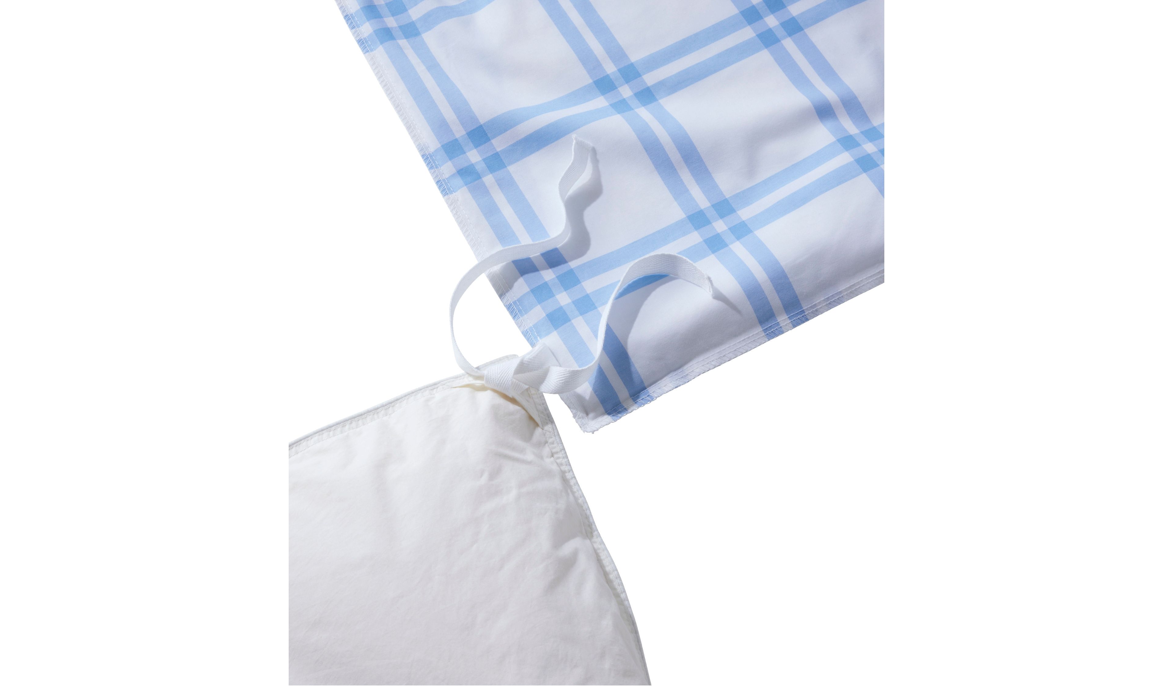 280-Thread-Count Pima Cotton Percale Comforter Cover Collection, Windowpane