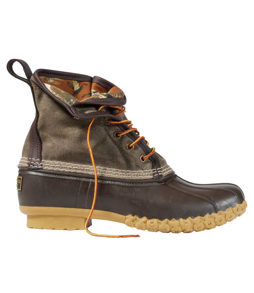 Men s L.L.Bean and Noah Kahan Bean Boots 8 Comfort Lined Wax Canvas Bean Boots at L.L.Bean