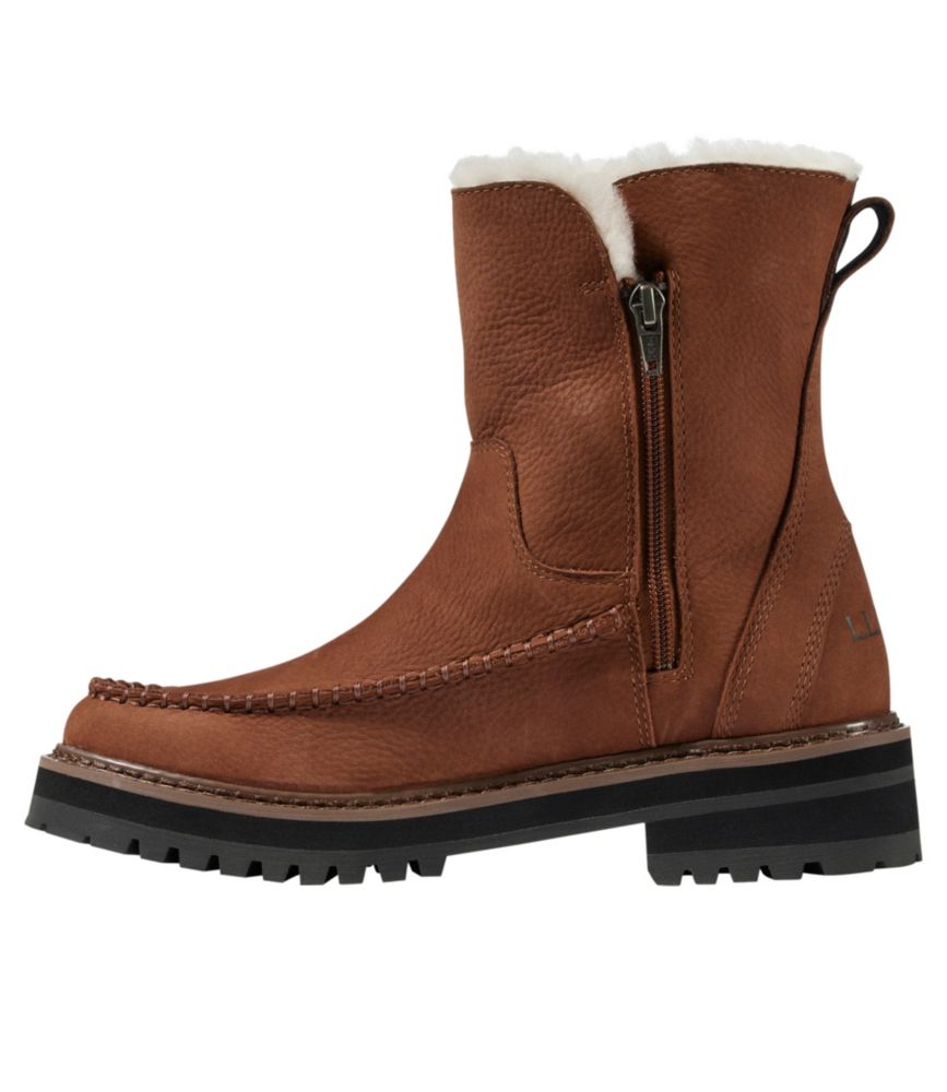 Women's Camden Hill Moto Boots, Dark Barley, small image number 2