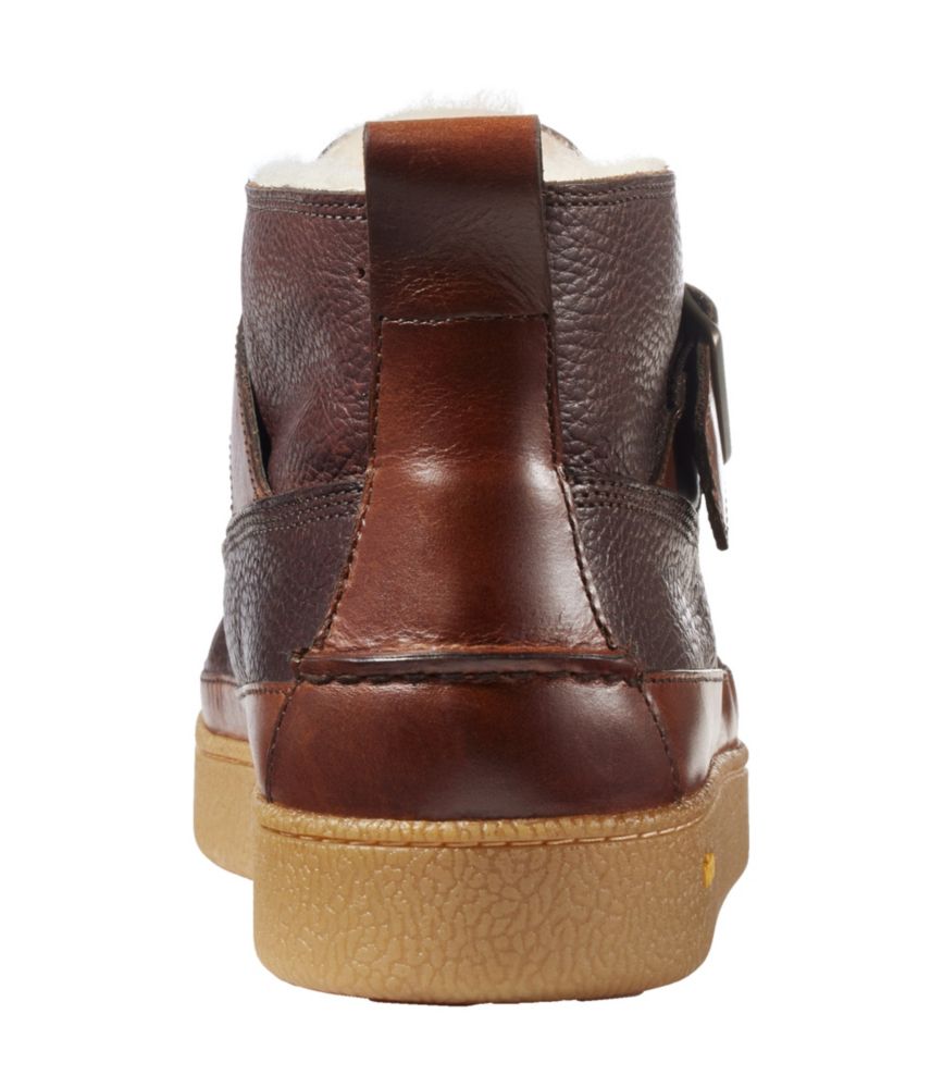 Men's Lodge Moc Vibram® Buckle Boots, Shearling, Mahogany, small image number 3