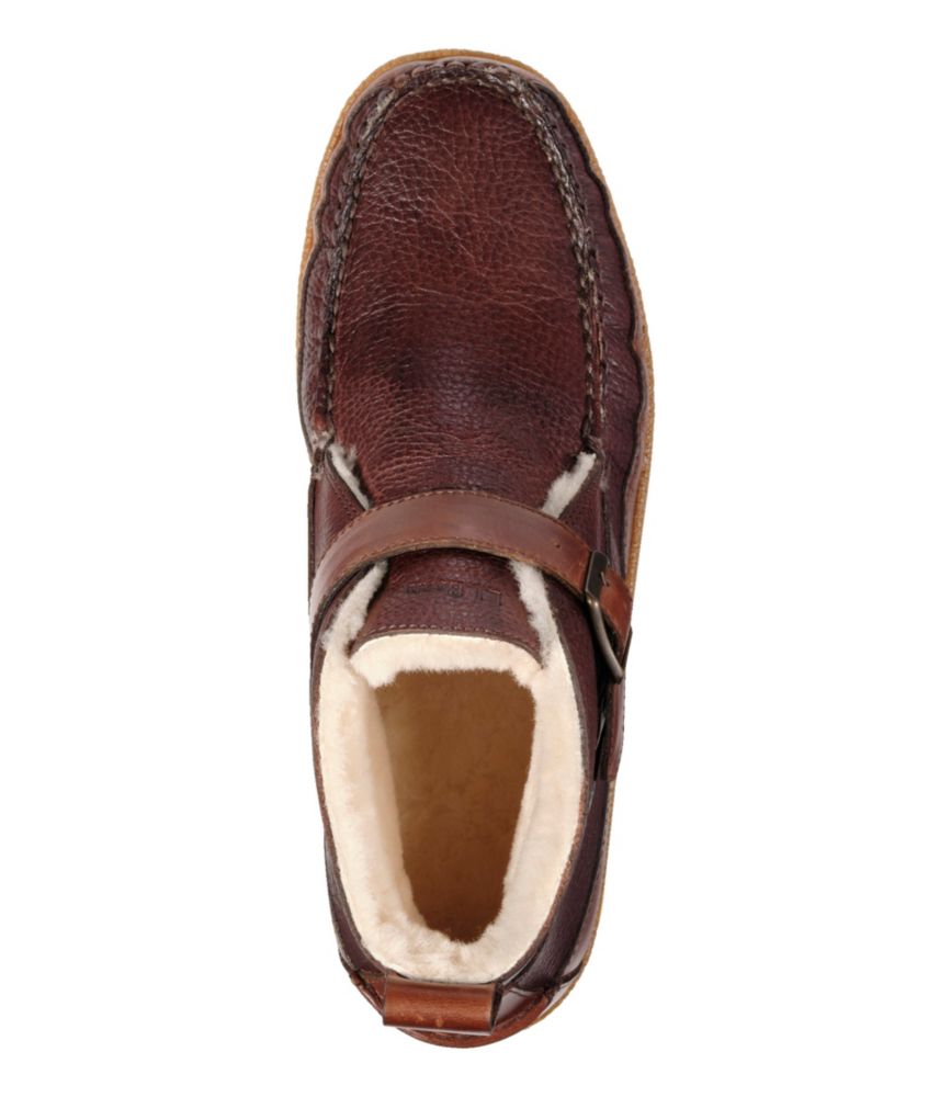 Men's Lodge Moc Vibram® Buckle Boots, Shearling, Mahogany, small image number 4