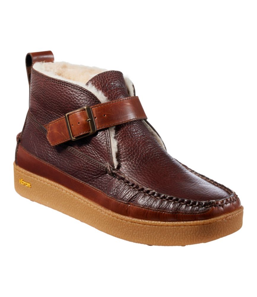 Men's Lodge Moc Vibram® Buckle Boots, Shearling, Mahogany, small image number 6
