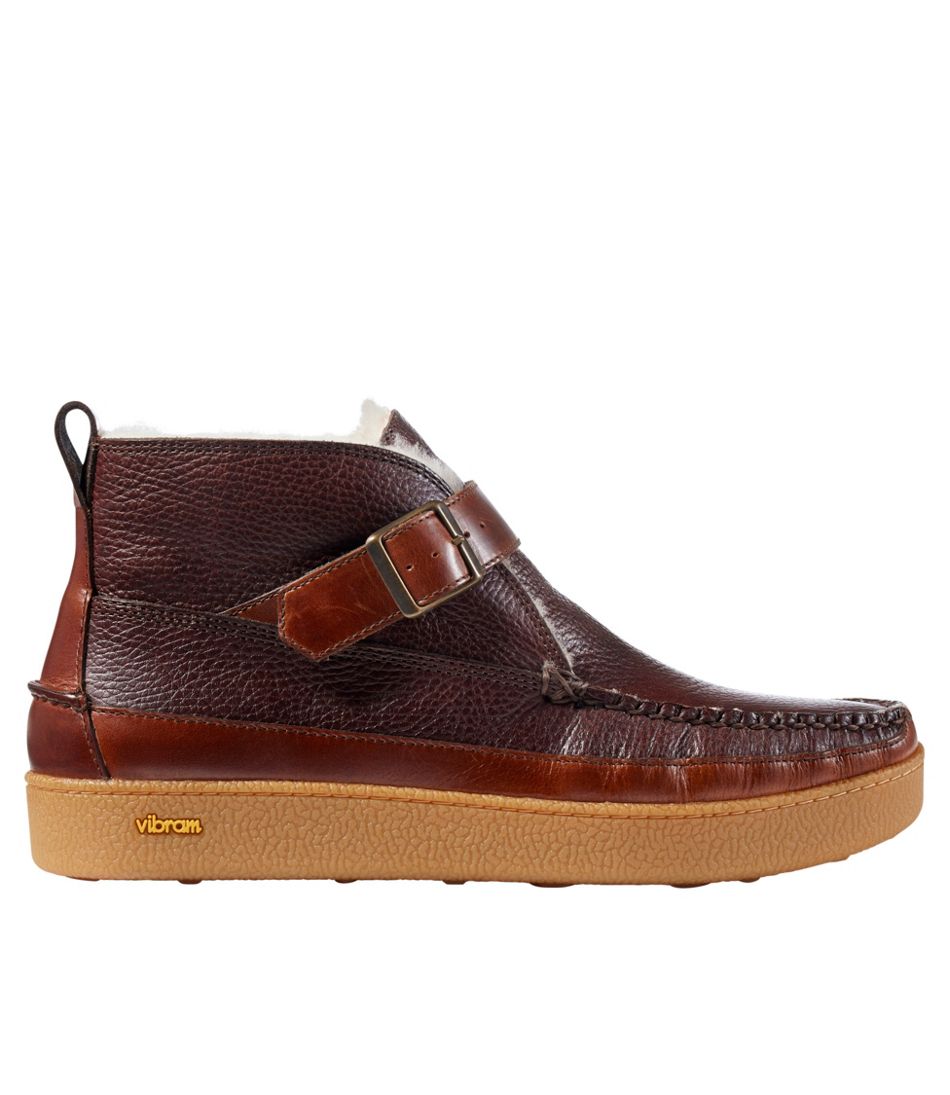 mens shearling lined dress boots Men's Born Theodore Shearling-Lined Leather Just add jeans and a gilet. Men's Lodge Moc Vibram Buckle
