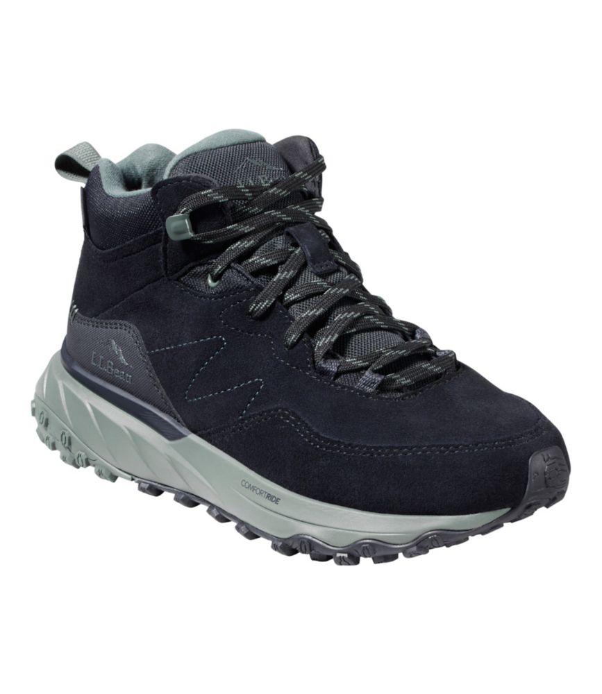 Women's Snow Sneaker Sport Waterproof Boots, Lace-Up, Black/Thyme, small image number 6