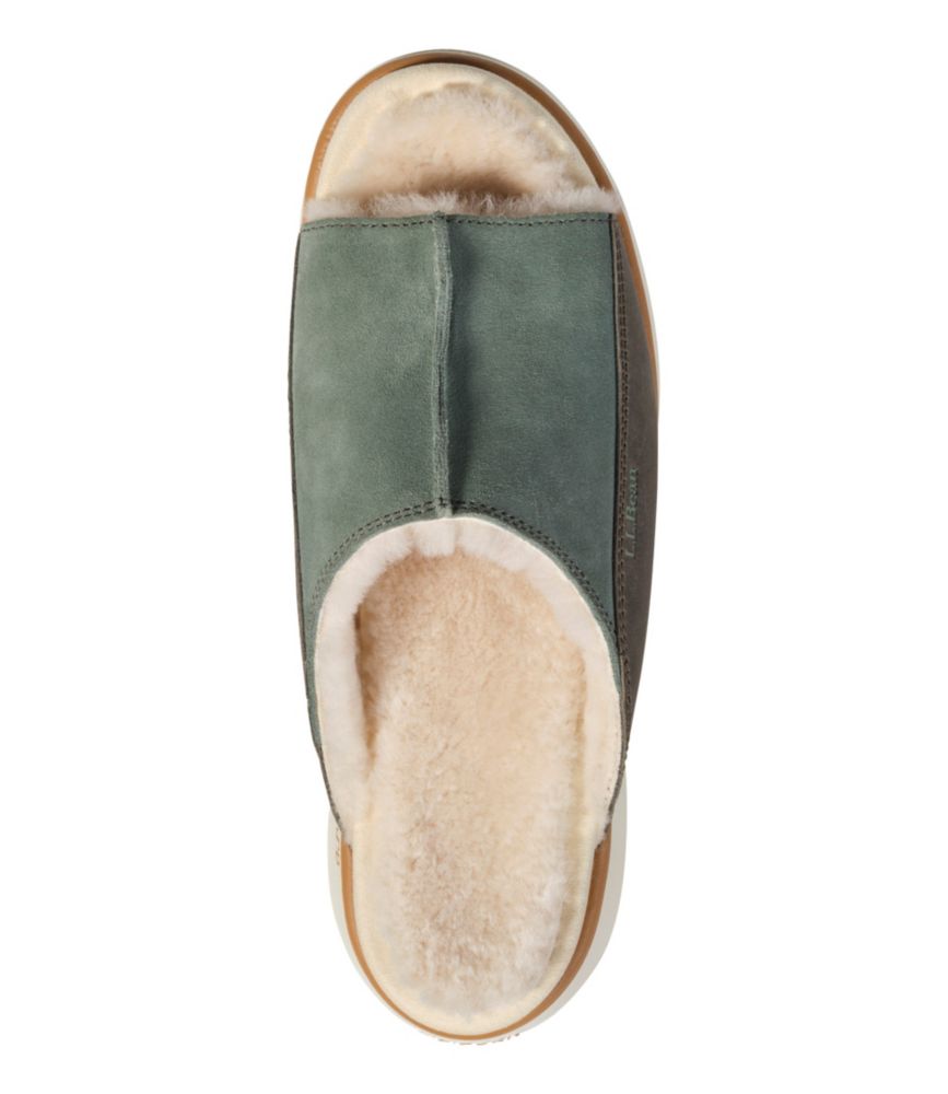 Women's Freeport Slides, Shearling-Lined