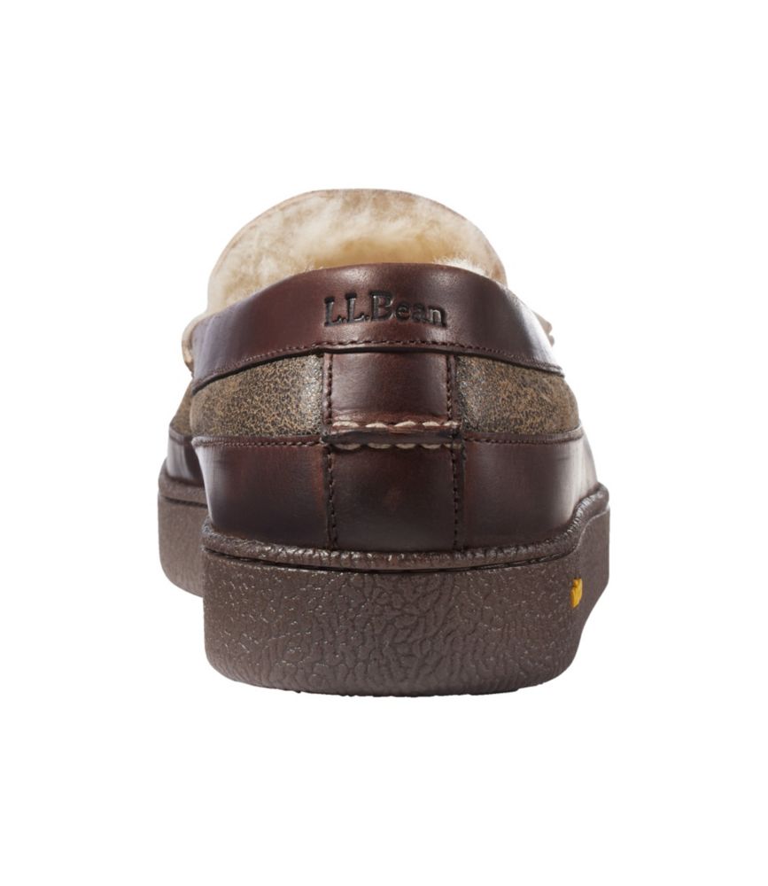 Men's Lodge Moc Vibram® Slippers, Shearling, Deepest Brown, small image number 3