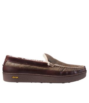Men's Lodge Moc Vibram® Slippers, Shearling, New