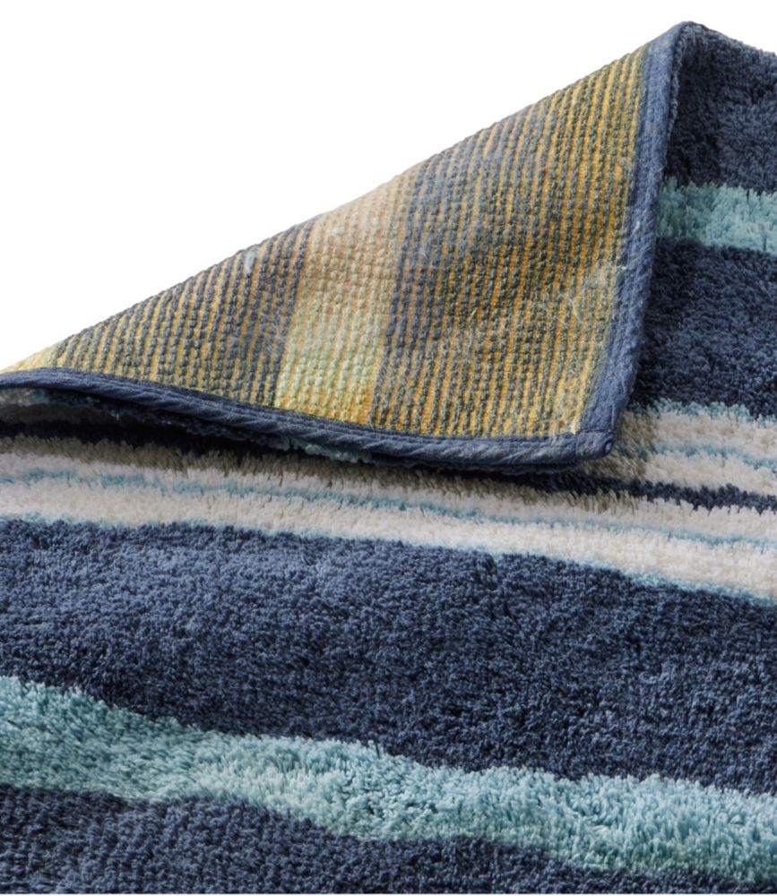 Premium Cotton Bath Mat, Multistripe