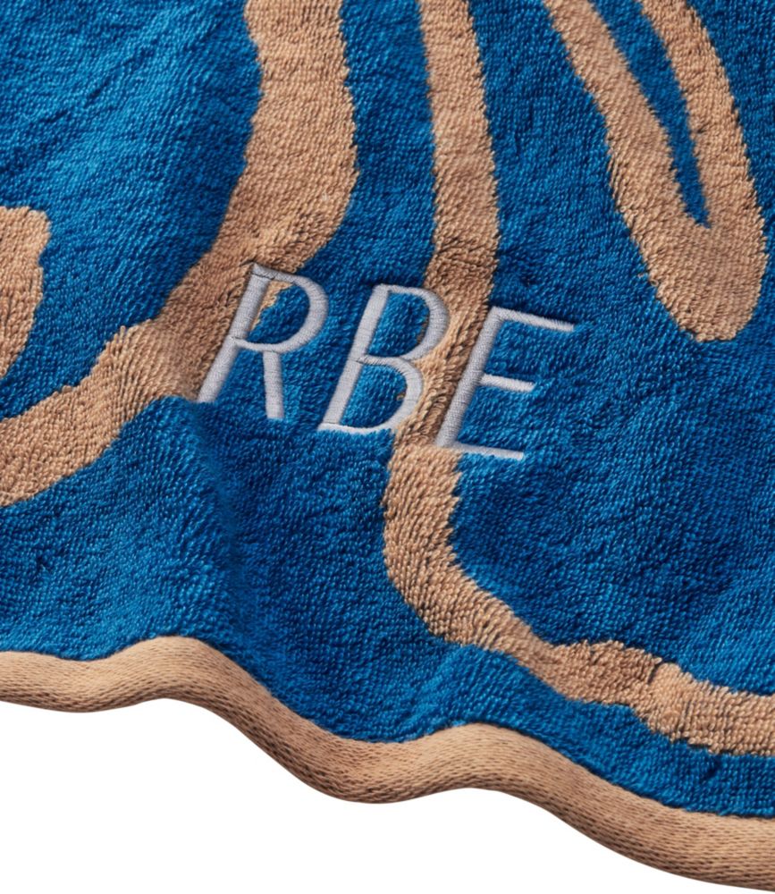 Seaside Beach Towel, Hibiscus, Blue Water, small image number 3