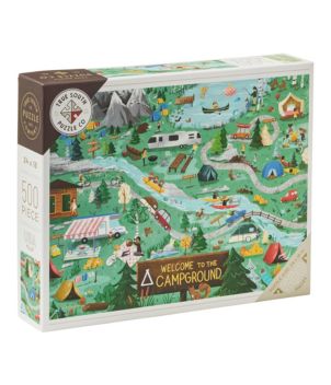 Campground Puzzle, 500 Pieces, New