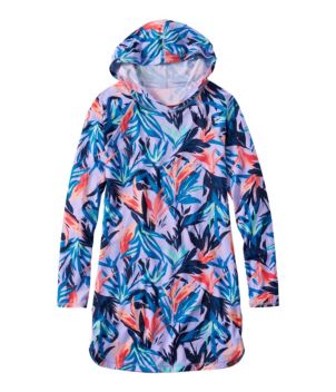 Women's SunSmart® UPF 50+ Sun Shirt, Hooded Tunic Print
