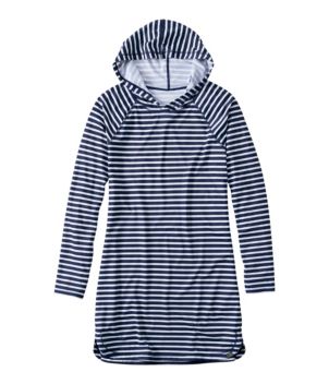 Women's SunSmart® UPF 50+ Sun Shirt, Hooded Tunic Print, New