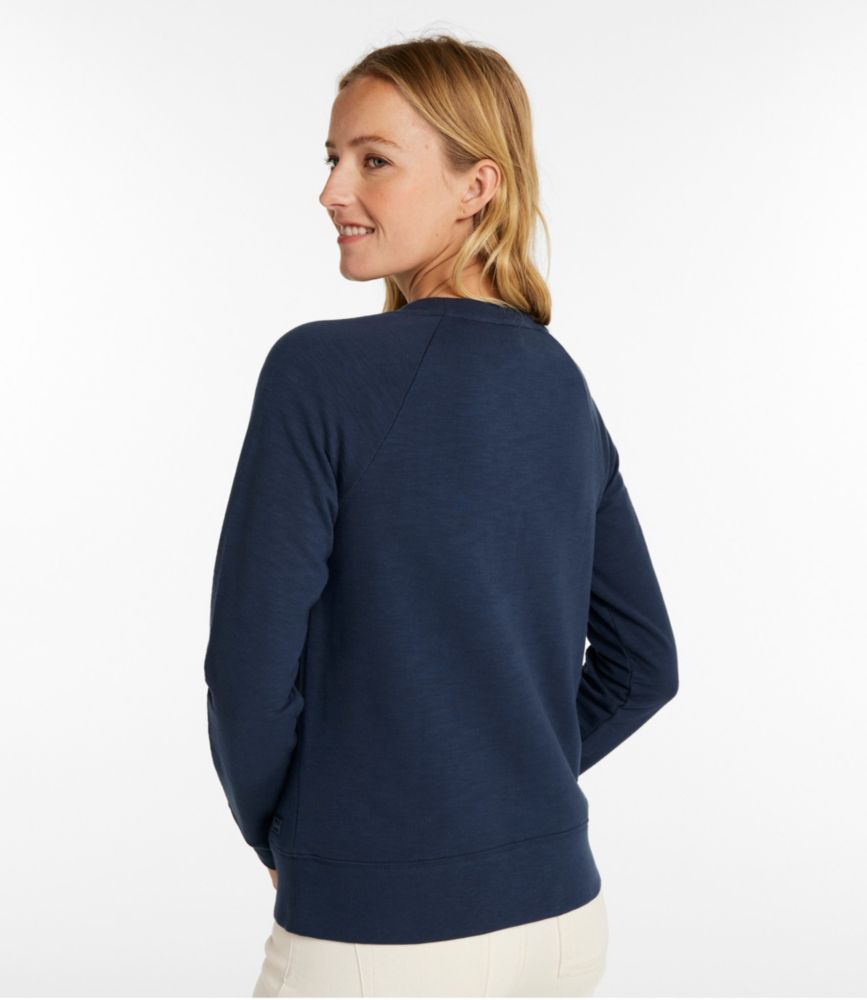 Women's Peaks Island Crewneck, Logo