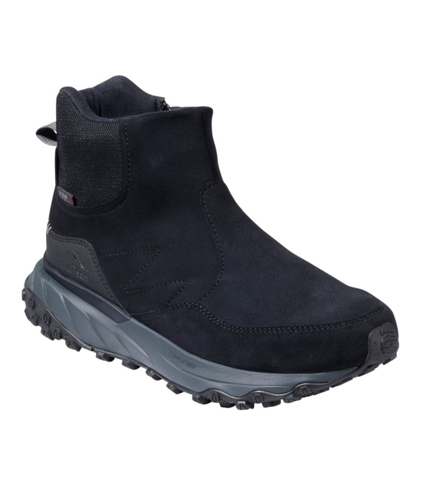 Women's Snow Sneaker Sport Waterproof Boots, Pull-On Side Zip, Black/Graphite, small image number 6