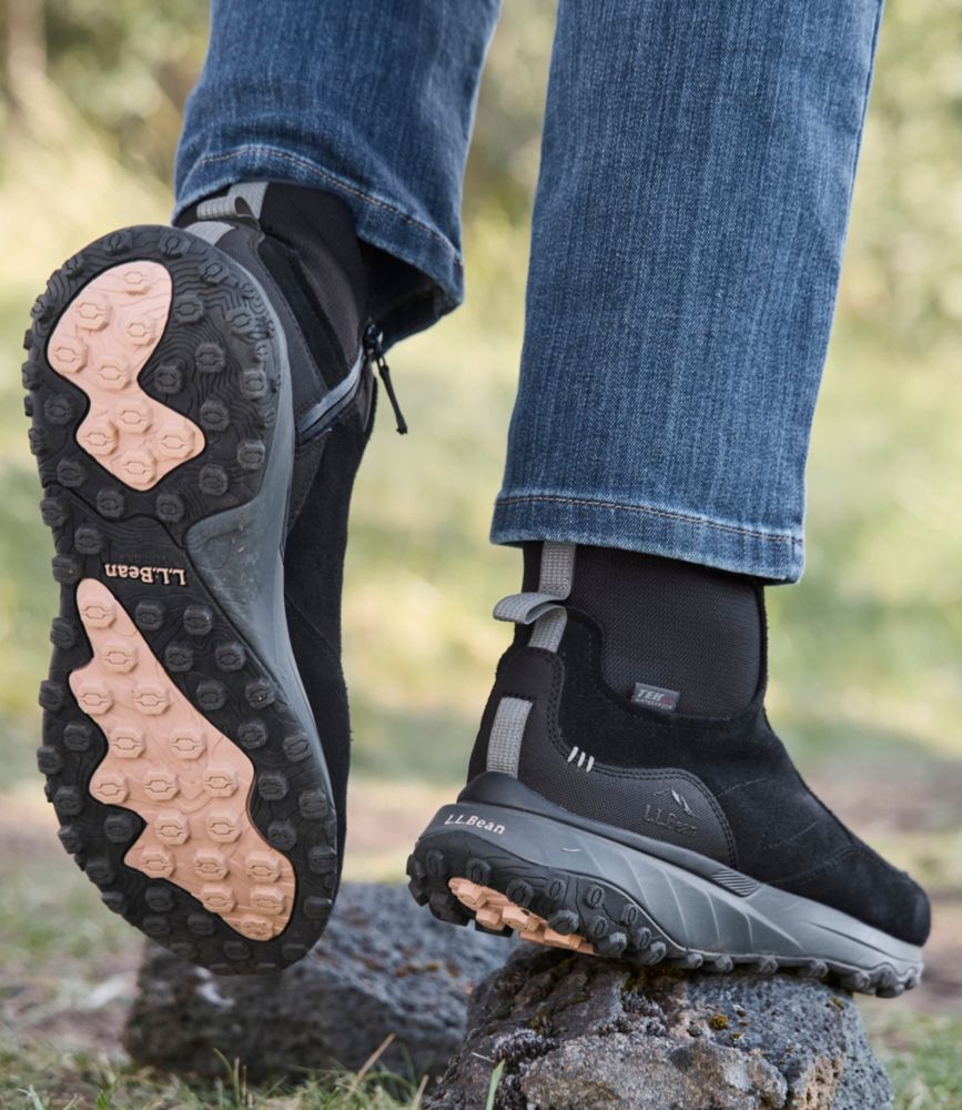 Women's Snow Sneaker Sport Waterproof Boots, Pull-On Side Zip