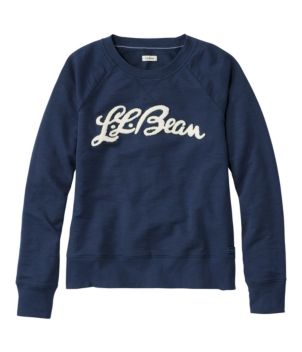 Women's Peaks Island Crewneck, Logo, New