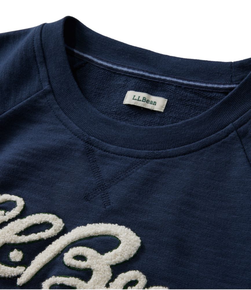 Women's Peaks Island Crewneck, Logo