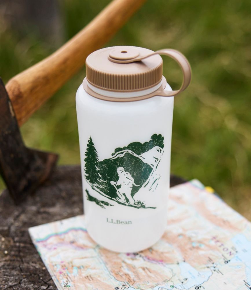 Nalgene Ultralite Wide Mouth Water Bottle with L.L.Bean Print, 32 oz., Earth Day, small image number 2