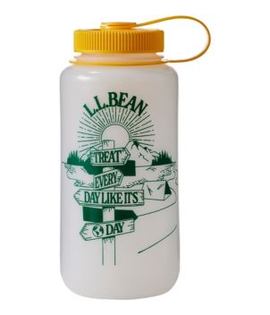 Nalgene Ultralite Wide Mouth Water Bottle with L.L.Bean Print, 32 oz., New